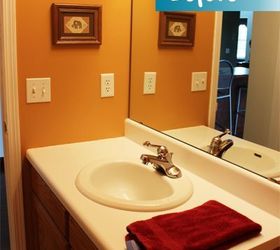 diy countertop upgrade, bathroom ideas, countertops, painting