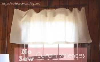 No Sew Curtain Valences