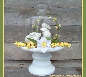 easter cloche, easter decorations, seasonal holiday d cor