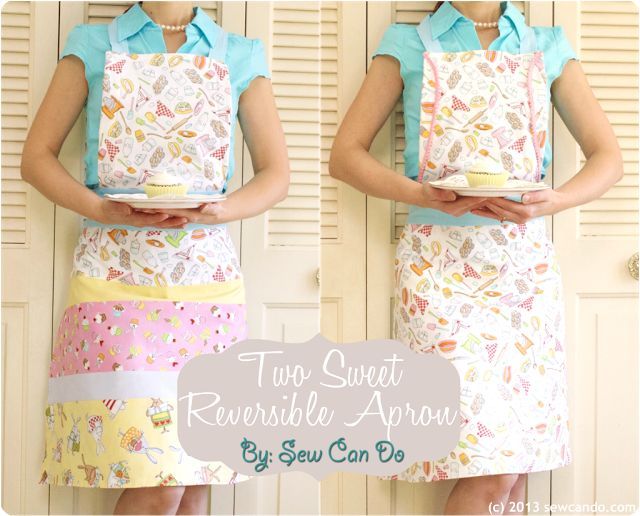 make it pretty monday week 41, easter decorations, seasonal holiday d cor, Two Sweet Reversible Apron