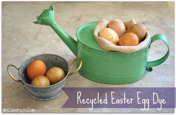 use recycled pantry items to color your eggs this easter, crafts, easter decorations, seasonal holiday decor