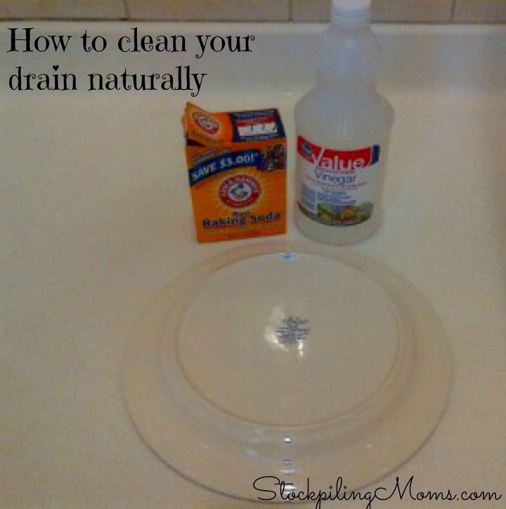 diy how to clean your drain naturally, cleaning tips, How to clean your drain naturally