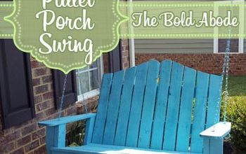 Nantucket Inspired Porch Swing made from Reclaimed Pallets