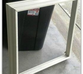 upcycled window well picture frame, crafts, repurposing upcycling