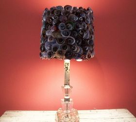 recycling old magazines into lovely lamp shades, crafts, This lampshade was from made from coiled up pieces of pages from old magazines