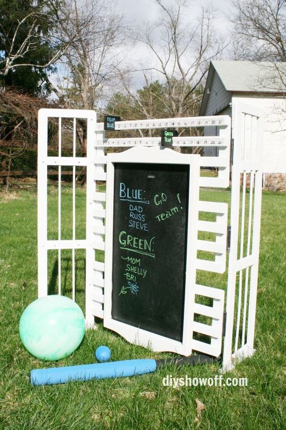 bookcase repurposed 3 uses, painted furniture, repurposing upcycling, Game on score keeper