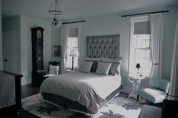 master bedroom in icy blue, bedroom ideas, home decor