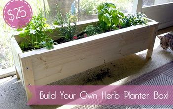 DIY Herb Planter Box -- $25