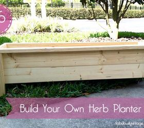 diy herb planter box 25, diy, gardening, woodworking projects