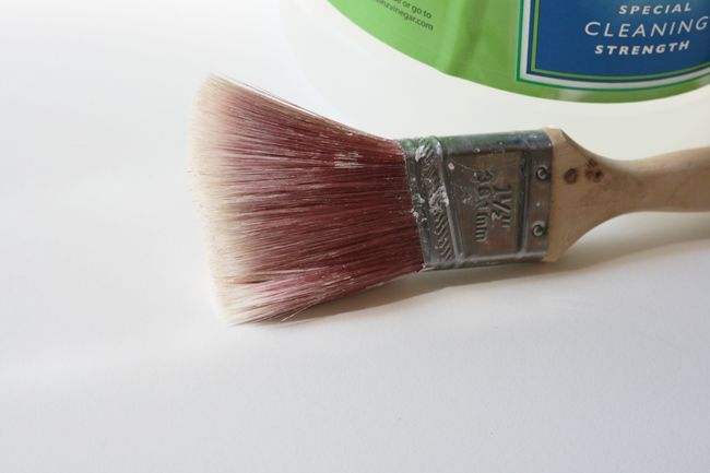 save a dried up paint encrusted paintbrush with this easy tip, painting, tools, Now it looks like this and I couldn t believe how easy it was to clean