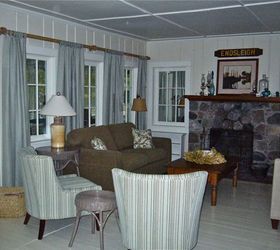family cottage before and after, home improvement, living room ideas, painted furniture, cottage living room after light and relaxing