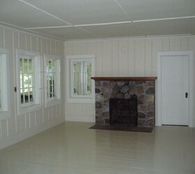 family cottage before and after, home improvement, living room ideas, painted furniture, cottage living room with painting done