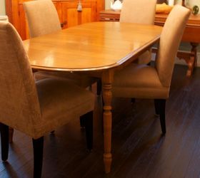 Slipcovers... Dress up your mess! A truly ugly table and chairs gets a ...