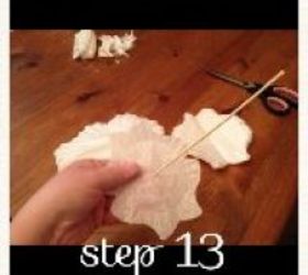 coffee filter flowers, crafts