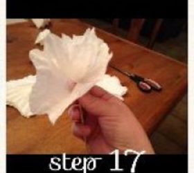 coffee filter flowers, crafts