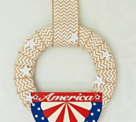 create a year round wreath, crafts, wreaths, For patriotic holidays