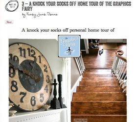 how to decorate your home with just enough by the graphics fairy, home decor, Check out the full tour at