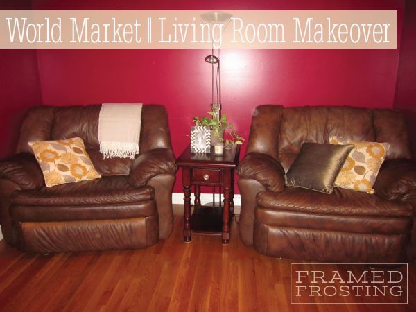living room makeover with world market, home decor, living room ideas, AFTER