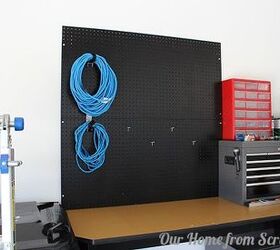 how to install an inexpensive pegboard, wall decor