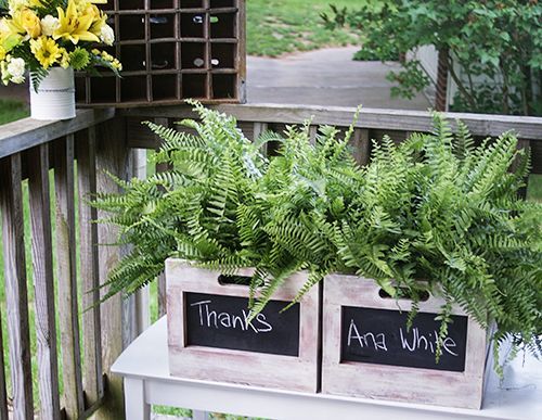 diy wood chalkboard crates, chalkboard paint, crafts, gardening, outdoor living, painting, repurposing upcycling