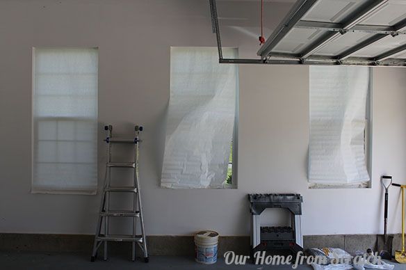 how to bug proof garage windows, garages, window treatments, windows, We started by removing our crappy paper shade