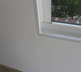 how to bug proof garage windows, garages, window treatments, windows, The wood got a thin bead of caulk and was nailed to the edge of the window well