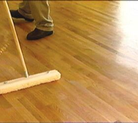 how do you take care of your wood floor, flooring, home maintenance repairs, how to, Lightly dampened mop will clean any dirt or smudges allowing your floors to shine