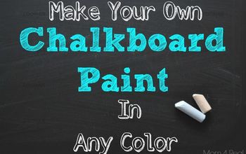 Faça sua própria tinta de lousa em qualquer cor