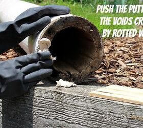 rotten wood repair a two prong attack with the help of elmer, woodworking projects
