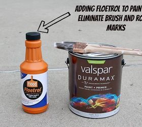 paint an exterior door and make it look awesome, curb appeal, doors, painting, Add Floetrol to paint It eliminates brush and roller marks
