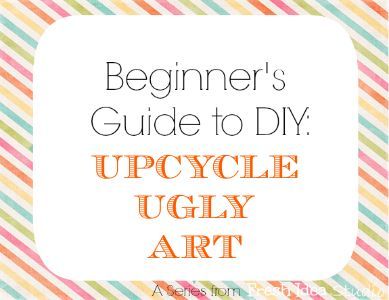 how to upcycle ugly art, home decor, painting, A Fresh Series A Beginner s Guide t DIY