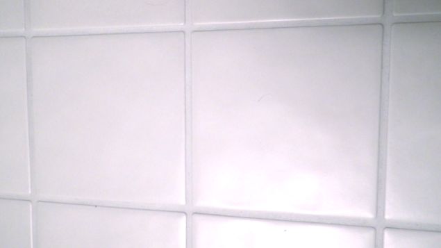 cleaning bathroom tile grout, cleaning tips, home maintenance repairs, tiling, After using the products the grout is sparkling white once more With only a little elbow grease