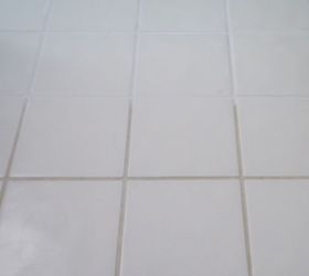 cleaning bathroom tile grout, cleaning tips, home maintenance repairs, tiling, Try it and you can go from this to that with short work Good luck