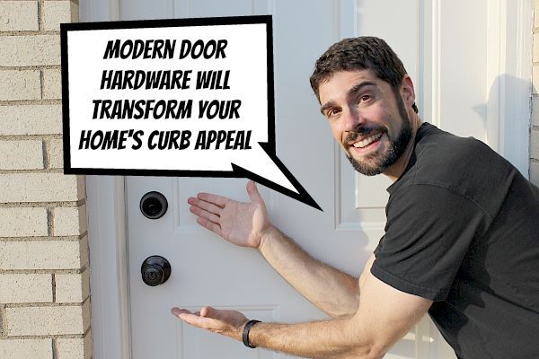 an amazingly easy way to refinish door hardware, doors