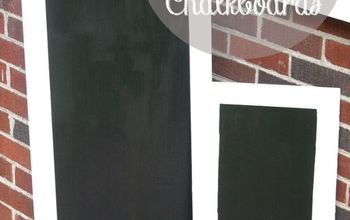 Transform Cabinet Doors Into Chalkboards