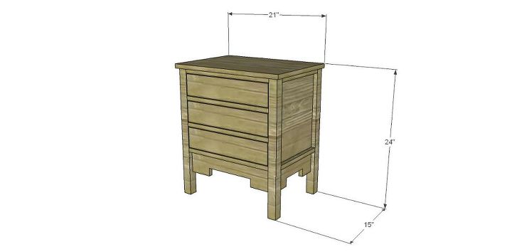plans to build a monterrey side table, diy, how to, painted furniture, woodworking projects