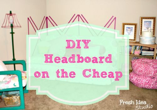 make your own diy headboard on the cheap, bedroom ideas, crafts, What can I do to dress up a boring temporary living space