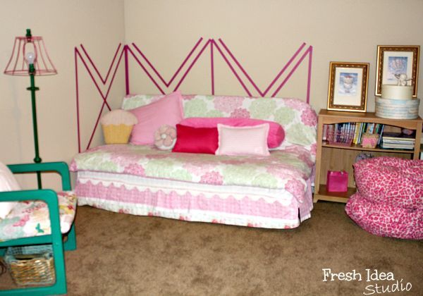 make your own diy headboard on the cheap, bedroom ideas, crafts, Let s make a DIY Headboard that quick cute and easy to remove later