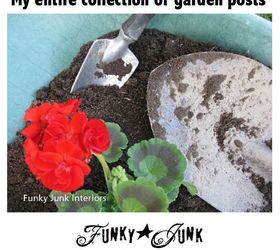 how to grow your garden with junk, flowers, gardening, outdoor living, repurposing upcycling, My own entire collection of gardening tips are at