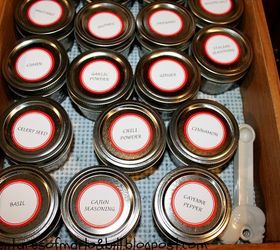 spice drawer organizing, organizing, I just love these Martha Stewart Avery kitchen labels