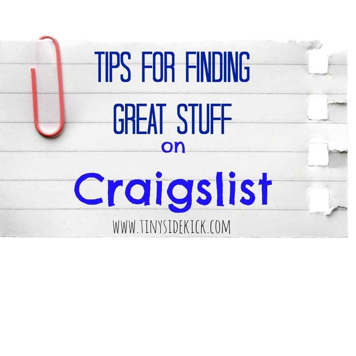 tips to find great stuff on craigslist, repurposing upcycling
