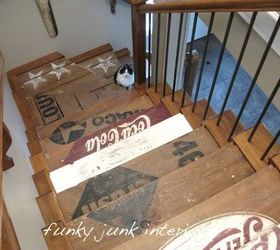 a crate aholic crates up 27 crazy crates right off hometalk and more, repurposing upcycling, So a small crate isn t enough for me Guess my stairs will answer that question