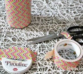 fun 5 minute project a cute easy diy storagesolutions, cleaning tips, crafts, repurposing upcycling, storage ideas, Cover the lid and continue to trim and trim so it comes on and off nice and easy