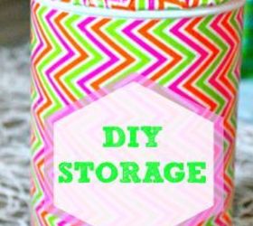 fun 5 minute project a cute easy diy storagesolutions, cleaning tips, crafts, repurposing upcycling, storage ideas, And viola An easy upcycle A Cute and Easy DIY Storage Solution