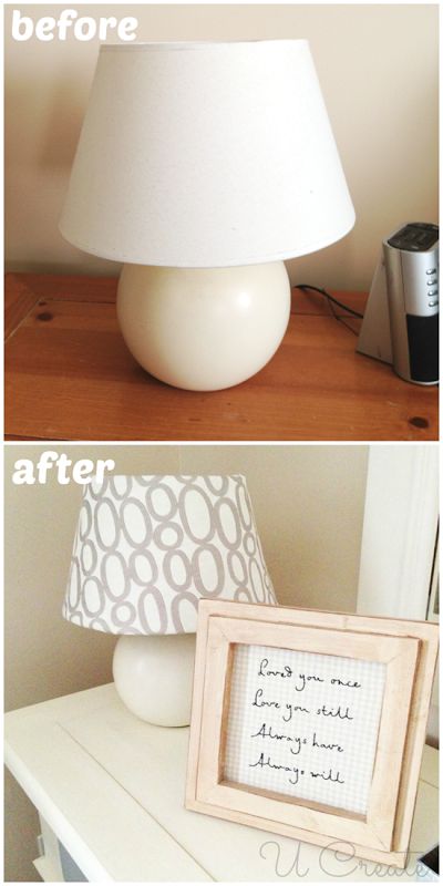master bedroom makeover, bedroom ideas, home decor, Updated the lamps with this fun loopy fabric