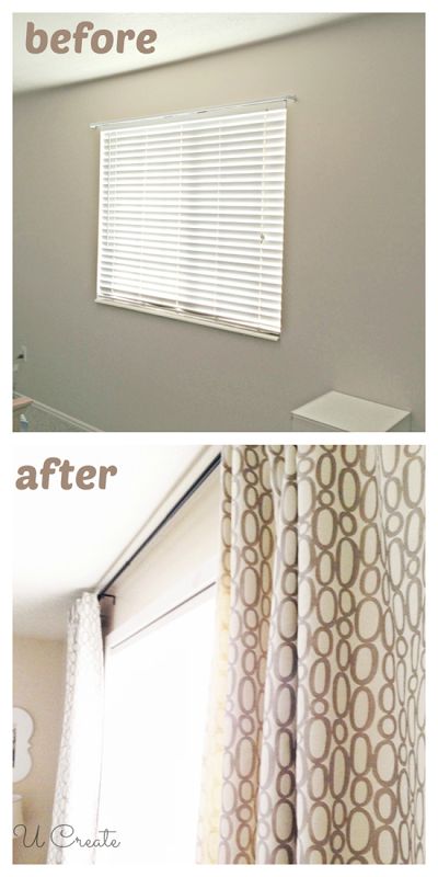 master bedroom makeover, bedroom ideas, home decor, I made curtains that are ribbon tabbed Tutorial on the blog Made a huge difference and added warmth to the room