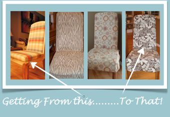 slipcover tutorial for parson chairs, painted furniture, reupholster, These 20 year old chairs have been through quite a few revolutions