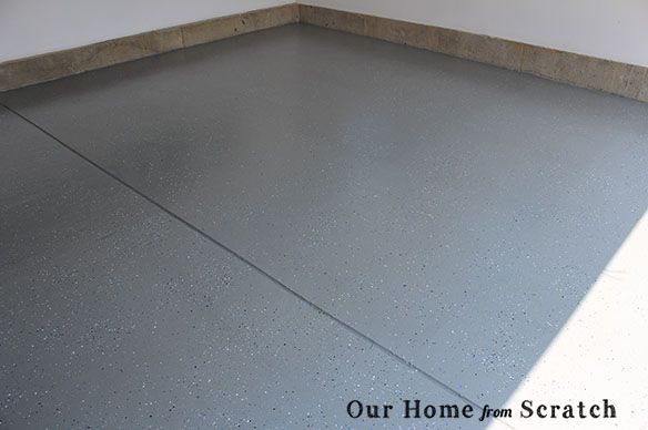 garage floor epoxy paint, diy, flooring, garages, how to, painting, This is how it looks the day after applying the paint So much better