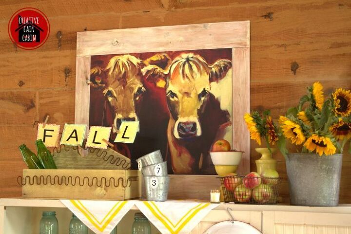 fall farmhouse mantel decor, repurposing upcycling, seasonal holiday d cor, Farmhouse Fall Mantel