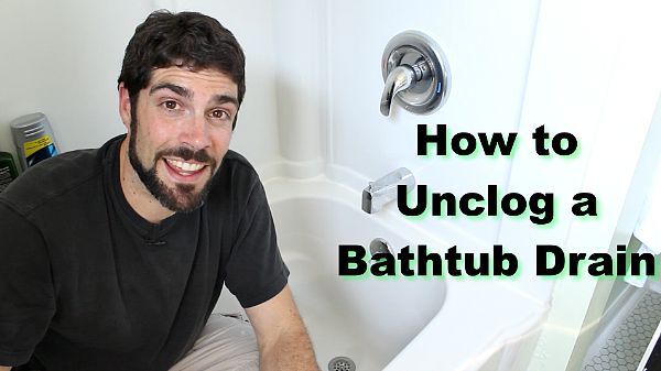 how to unclog a bathtub drain the easy way, bathroom ideas, cleaning tips, home maintenance repairs, how to, plumbing, How to Unclog a Bathtub Drain